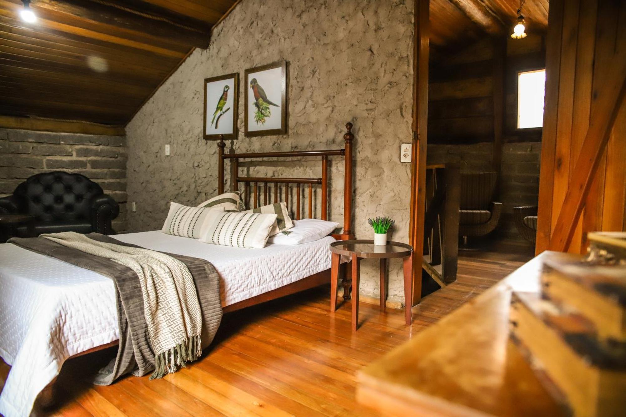 Chale Casa De Pedra, Vivenda Serra Velha, Chales De Montanha Timbe do Sul Buitenkant foto