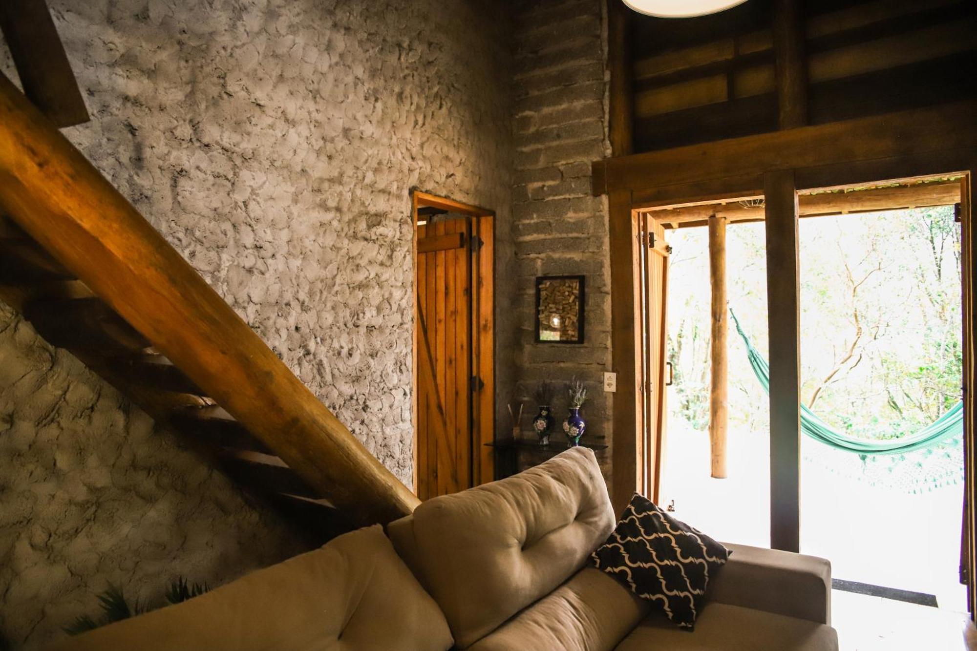 Chale Casa De Pedra, Vivenda Serra Velha, Chales De Montanha Timbe do Sul Buitenkant foto