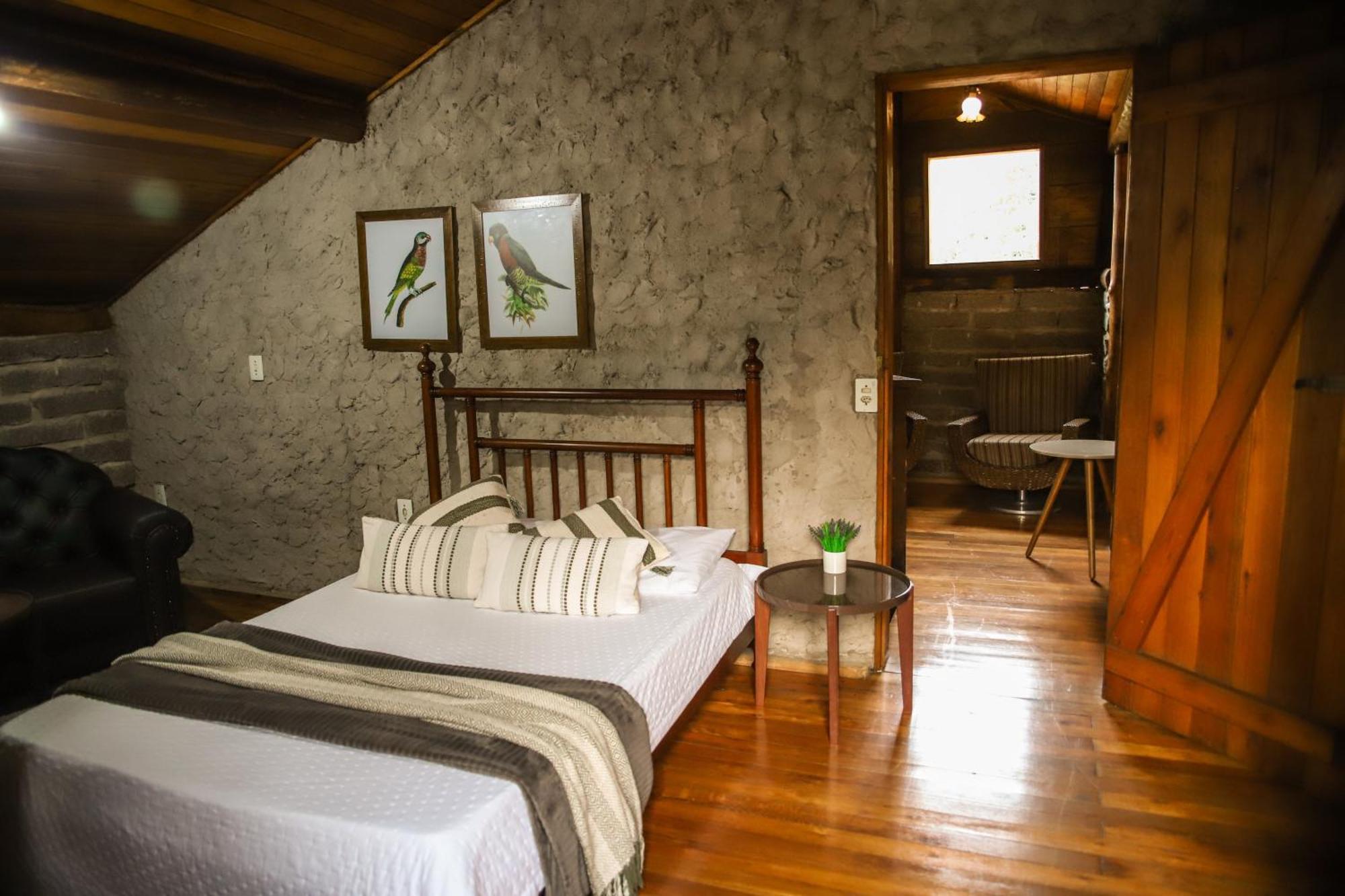 Chale Casa De Pedra, Vivenda Serra Velha, Chales De Montanha Timbe do Sul Buitenkant foto